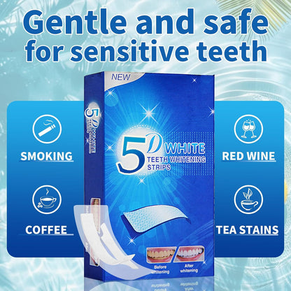 Teeth Whitening Stripes Whitening Kit Whitener Strap Kits for Tooth Oral Care No Sensitivity for Teeth Care 14 Pack 28 Strips (28P)