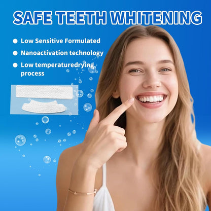 Teeth Whitening Stripes Whitening Kit Whitener Strap Kits for Tooth Oral Care No Sensitivity for Teeth Care 14 Pack 28 Strips (28P)